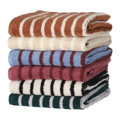 Drift towel 30x50 cm, Brown-white