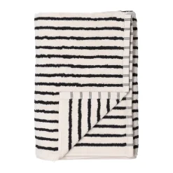 Drift towel 50x70 cm, White-black