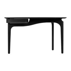 Duende desk 67.1x130 cm, Black oak