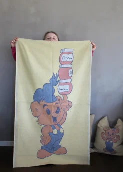 Dunderhonung children's blanket 72x105 cm, Yellow