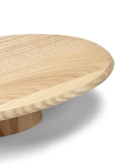 Dune 04 cake plate low 20x34 cm, Ash