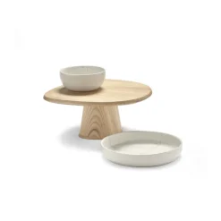 Dune 03 cake plate 23,5x29 cm, Ash