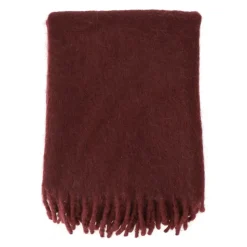 Dune mohair throw 130x170 cm, Plum
