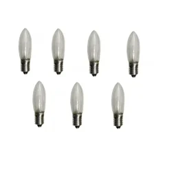 E10 LED 55V 7-pack, Transparent