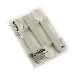 Easy-grip foodie spoon 3-pack, Sand