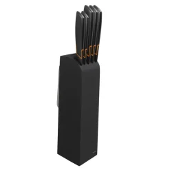 Edge knife block with 5 knives, black