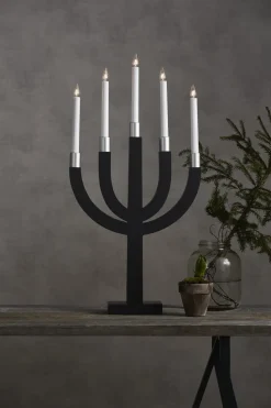 Elias candle arch, Dark grey