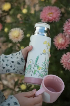 Elsa Beskow Blomsterfesten thermos 35 cl, White
