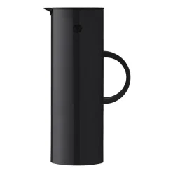EM77 Stelton vacuum jug 1 l, black shiny