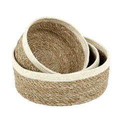 Emil bread basket 3-pack, nature-white