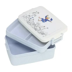 Emil i Lönneberga lunch box 8x18.5 cm, Blue-white