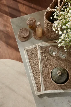Emil placemat, nature-white
