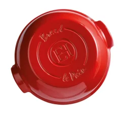 Emile Henry bread dish oval 5.2 L, Red