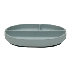 Enkei suction children's plate, Dusty Blue
