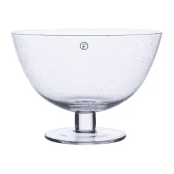 Ernst bowl bubbly glass, Clear