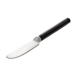 Ernst butter knife with wooden handle, black