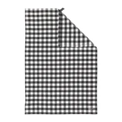 Ernst kitchen towel checkered 47x70 cm, Grey-blue-white