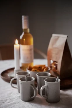 Ernst mulled wine mug porcelain 7.5 cm, Sand