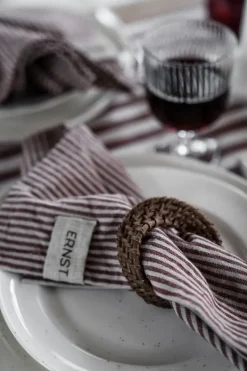 Ernst napkin ring 2-pack, Dark Brown