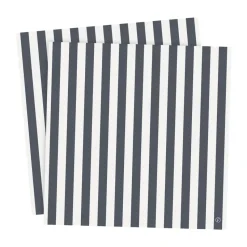 Ernst napkin striped 33x33 cm 20-pack, Blue-white