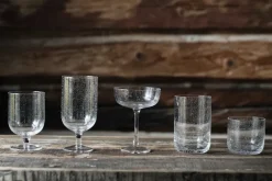 Ernst oil glass bubbly glass 45 cl 2-pack, Clear