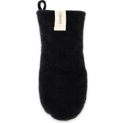 Ernst oven glove cotton, Black