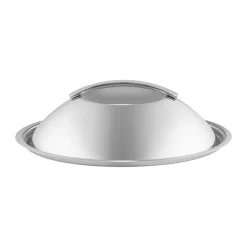 Eva Trio curved lid recycled stainless steel, Ø24 cm