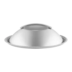 Eva Trio curved lid recycled stainless steel, Ø20 cm