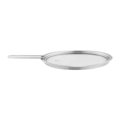 Eva Trio glass lid recycled stainless steel, Ø20 cm
