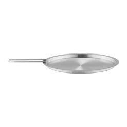 Eva Trio plate cover recycled stainless steel, Ø20 cm