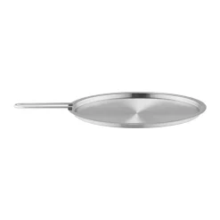 Eva Trio plate cover recycled stainless steel, Ø24 cm