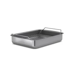 Eva Trio Professional long pan with griddle iron, 22x30 cm