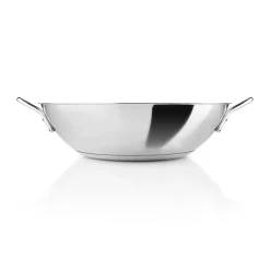 Eva Trio Stainless Steel Slip-Let ceramic wok , 32 cm