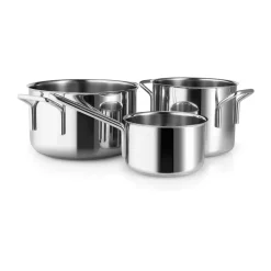 Eva Trio Stainless Steel cookware set 3 parts, Stainless steel