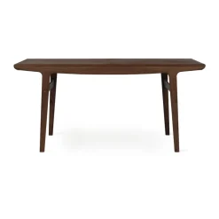 Evermore dining table incl. 2 extension leaves of 45 cm each, Oiled walnut, 160 cm
