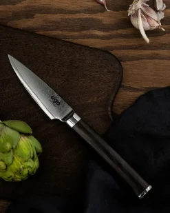 EVG9PK vegetable knife VG-10, Silver-black