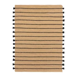 Ezra rug 140x200 cm, Natural-black
