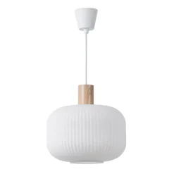 Fair ceiling lamp Ø30 cm, Frosted glass-ash