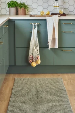 Fallow rug dusty green, 70x200cm