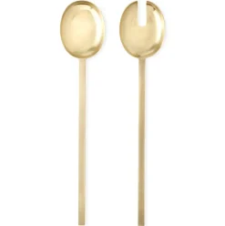 Fein salad cutlery 2 pieces, brass