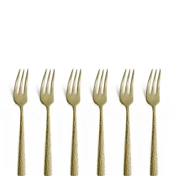 Felicity cake forks 6-pack 15.6 cm, Champagne