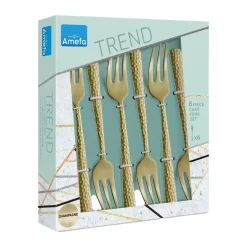 Felicity cake forks 6-pack 15.6 cm, Champagne