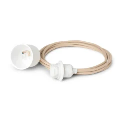 Ferm Living fabric lamp cord 2 m, Sand