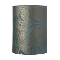 Fern leaves lamp shade Ø 30 cm, teal