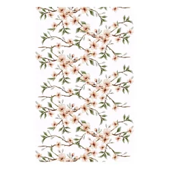 Fägring fabric, Peach-white