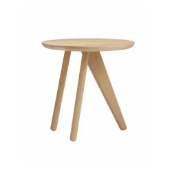 Fin side table 40 cm, Natural oak