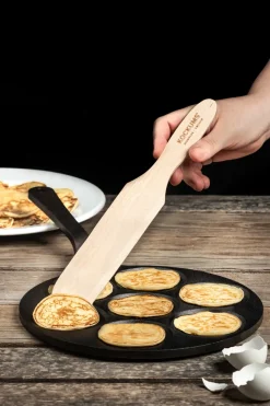 Flat pancake pan 24 cm, Black
