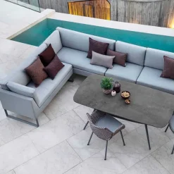 Flex modular sofa, Grey, single, incl. cushions