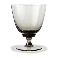 Flow glass on base 35 cl, Smoke