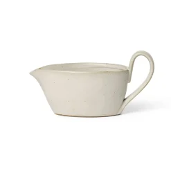 Flow sauce pot 30 cl, Off-white speckle